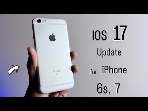 New update for iPhone 6s, 7 - IOS 17 || How to install ios 17 on older iPhones