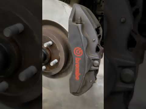 Brake Job on a 2017 Mustang GT done at MiraCosta College