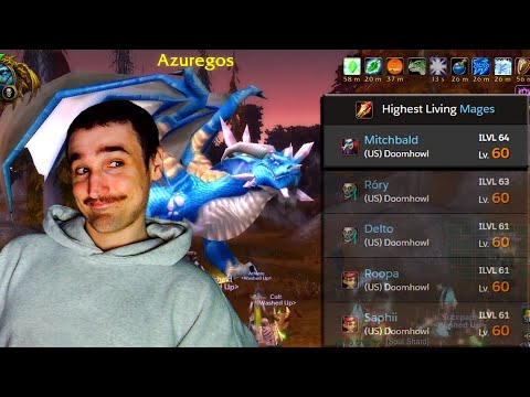 Hardcore World Boss & Molten Core as #1 Geared Mage