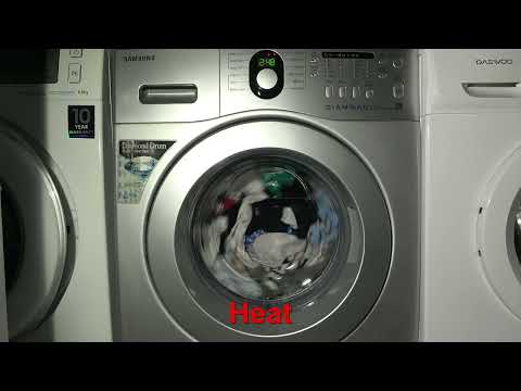 Cotton 60'c Intensive (standard Eco) / Samsung Diamond drum WF8604 Washing machine