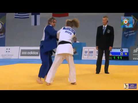 Judo 2014 European Championships Cadets: Turcheva (RUS) - Machnicka (POL) [-48kg]