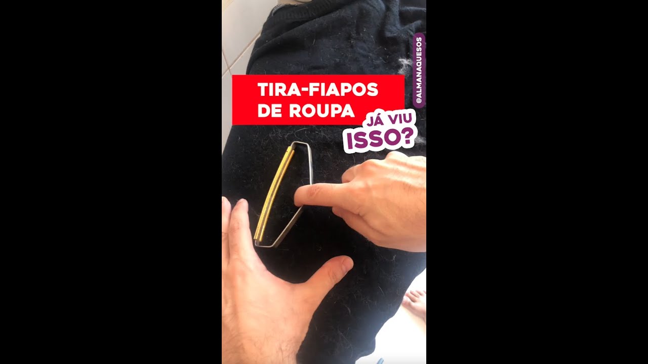 Watch Now REVIEW: Tira-Fiapos de Roupas #shorts REVIEW: Tira-Fiapos de Roupas #shorts