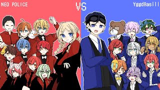 【#ネオポリスVSゆぐどらしる 】夢の20人マイクラDEサバゲー対決！！！【ホロライブ/アキロゼ視点】