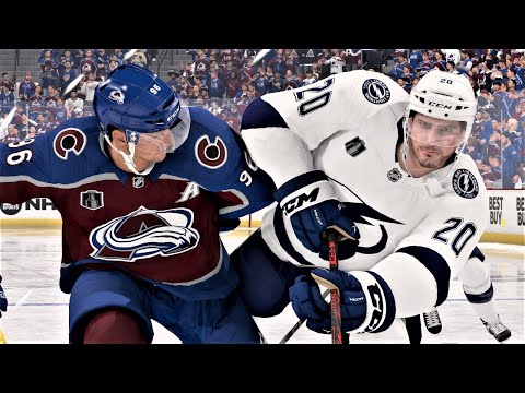 NHL 23 Stanley Cup Simulation Colorado Avalanche vs Tampa Bay Lightning Xbox Series X Game Play