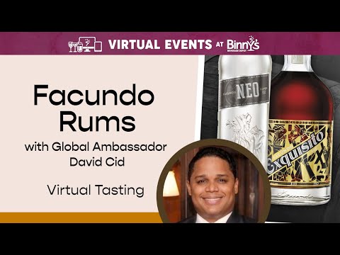 Facundo Rums with Bacardi Global Ambassador David Cid