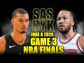 San Antonio Spurs Vs New York Knicks Full Game 3 Highlights June 8 2026 NBA Finals