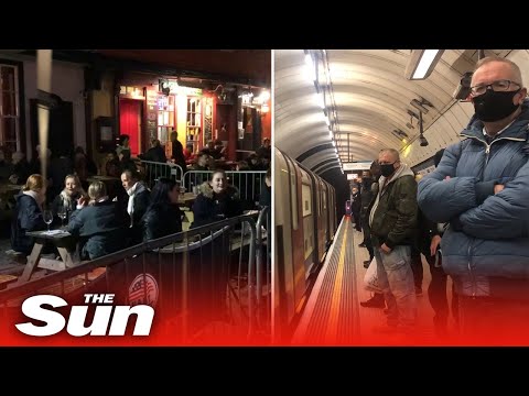 COVID-19: Tubes busy despite lockdown after Brits enjoy last night of freedom