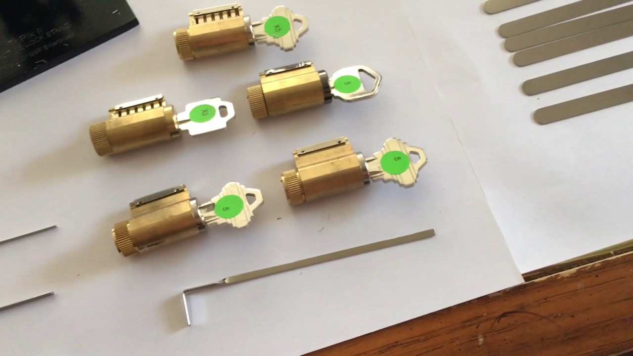 (6) YouTube deluxe training lock pick set.  Perfect training kit for practicing lock picking!