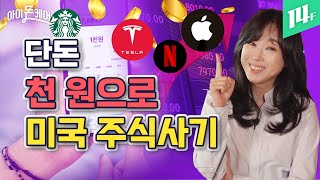 요즘 SNS에서 핫한🔥 천 원으로 미국주식사고 배당까지 챙기는 방법? / 14F