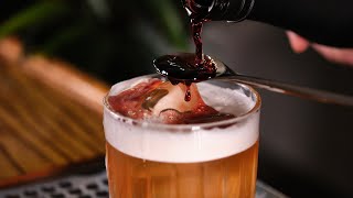 How to Make an Authentic New York Sour Using Liber & Co. Classic Gum Syrup