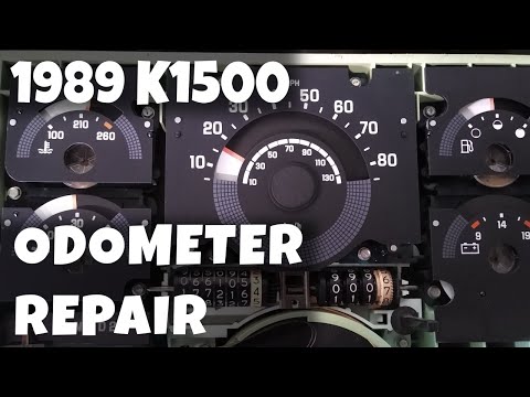 89 Chevy Truck - fixing the broken odometer