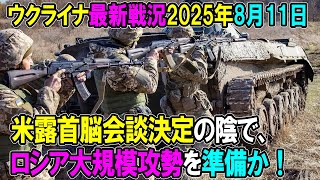【ウクライナ戦況】25年8月11日。