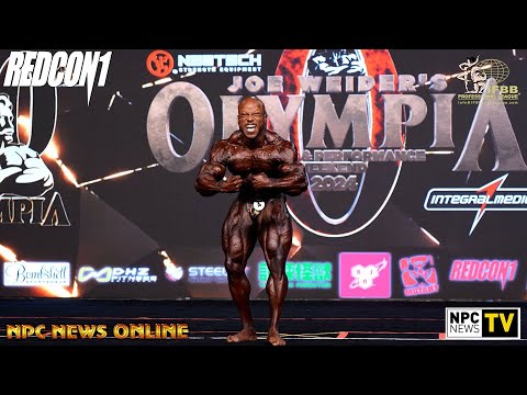 2024 IFBB Pro League 212 Olympia 2nd Place Shaun Clarida Prejudging Posing Routine 4K Video