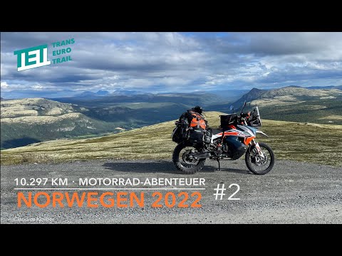 Norwegen 2022 | Teil 2 | TET - Trans Euro Trail | Lom nach Tynset | Motorrad-Abenteuer