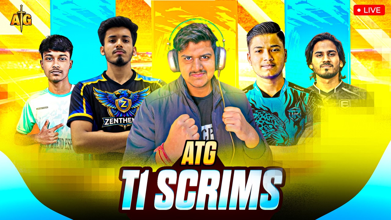ATG T1 SCRIMS LIVE | FT. WCQ, CHILLMATES, NOVA OFFICIAL, PIXELS, TQ, TR