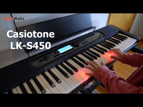 Casio Casiotone LK-S450 61-Key Portable Keyboard Unboxing & Testing