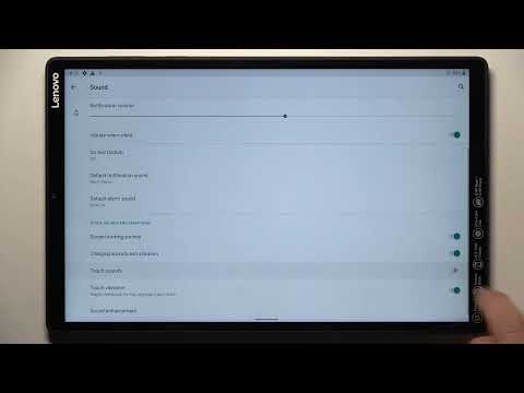 LENOVO TAB M10+ How To Enable & Disable Touch Sounds