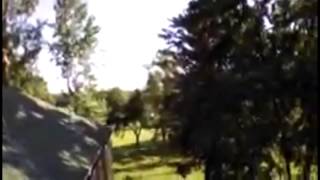 Sam Cleaning the Rain Gutters