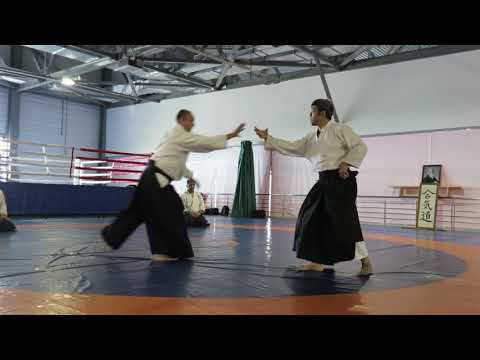 Tomohiro Mori Shihan. Demo (International Aikido seminar in Kyrgyzstan 2018)