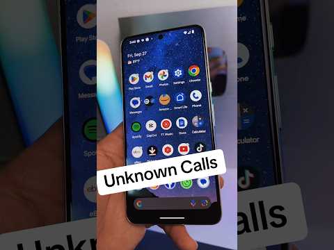 How to Block spam calls or unknown numbers.   #phonetips #samsung #androids #calls