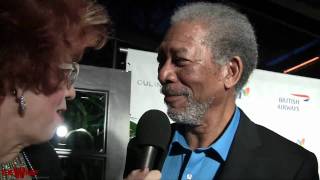 Ester Goldberg'sThe Weekly Wrap! the red Carpet w/ morgan freeman