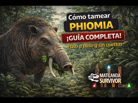 Como TAMEAR a un PHIOMIA y todas sus HABILIDADES en ARK Survival Ascended | Guía para iniciados 2026