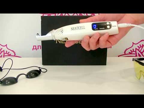 Видеообзор NEATCELL SR-NF1 для удаления татуировок, татуажа и кожных пигментаций