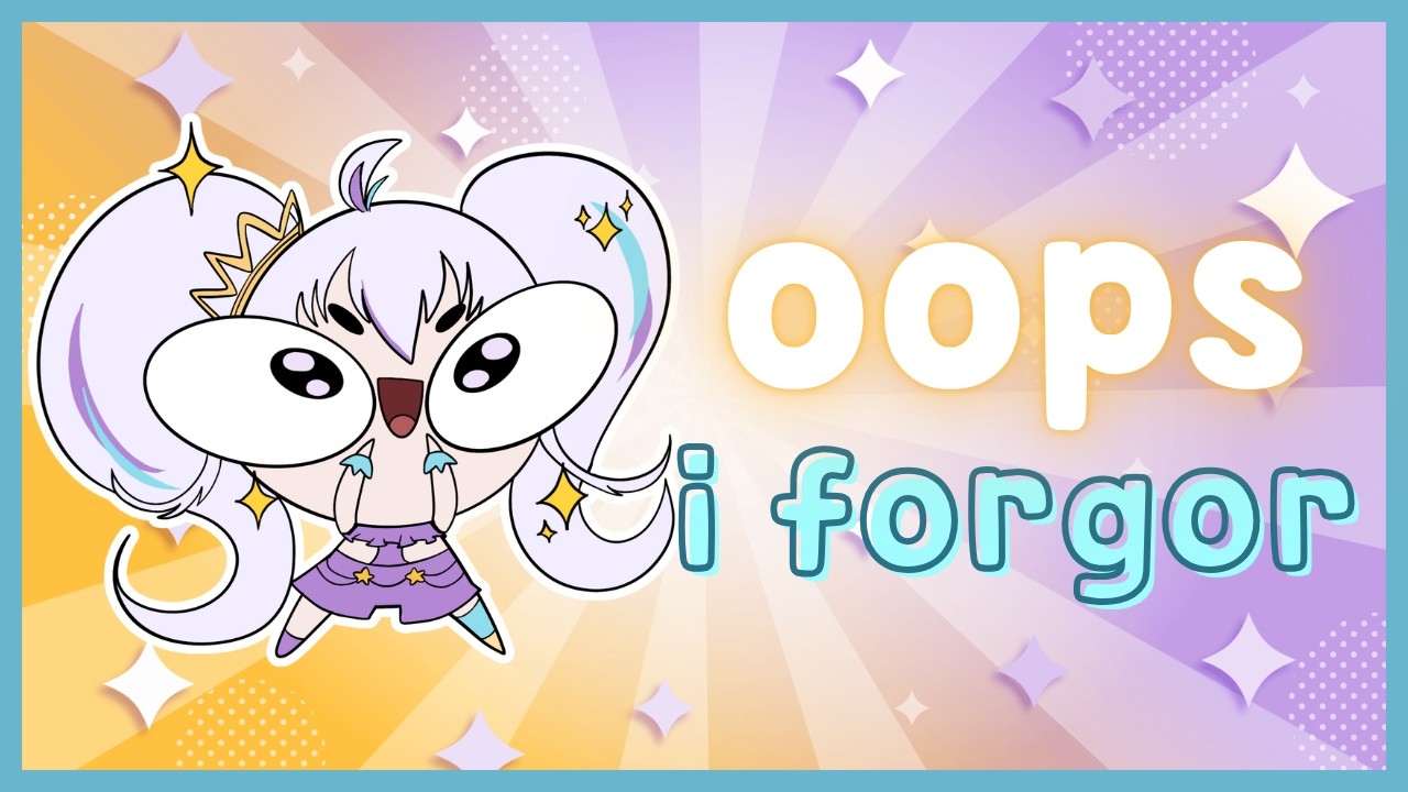 oh hi :3 just chatting cuz i forgor to schedule streams for the week