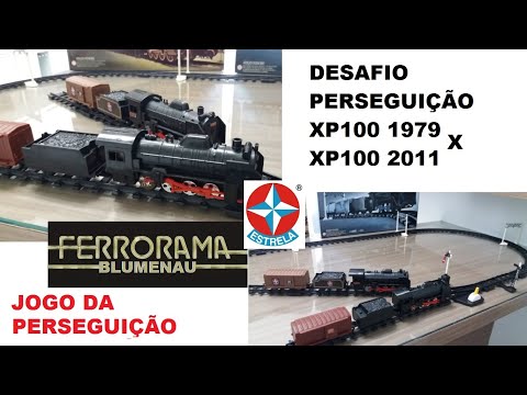 FERRORAMA ESTRELA DESAFIO PERSEGUIÇÃO - XP100 RELANÇAMENTO EM PERSEGUIÇÃO XP100 ORIGINAL 1979