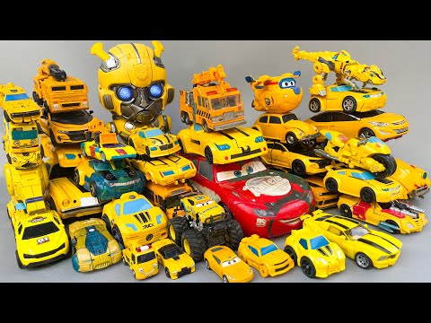 BOX Full Yellow Car Transformers Carbot Tobot BUMBLEBEE, Construction Vehicles Robot Car Toys Mainan