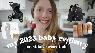 BABY REGISTRY MUST HAVES 2023: my complete Amazon registry guide as a first time mom👶🏼✨(with links)