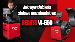 Redats W-650 – Balancing steel and aluminum wheels