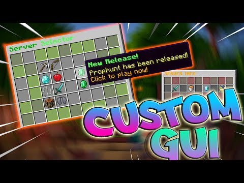 Custom GUI Plugin | Minecraft Plugins