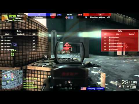MeetYourMakers vs Eyeballers Map 3 - Group B - Dreamhack Winter 2013 - Battlefield 4