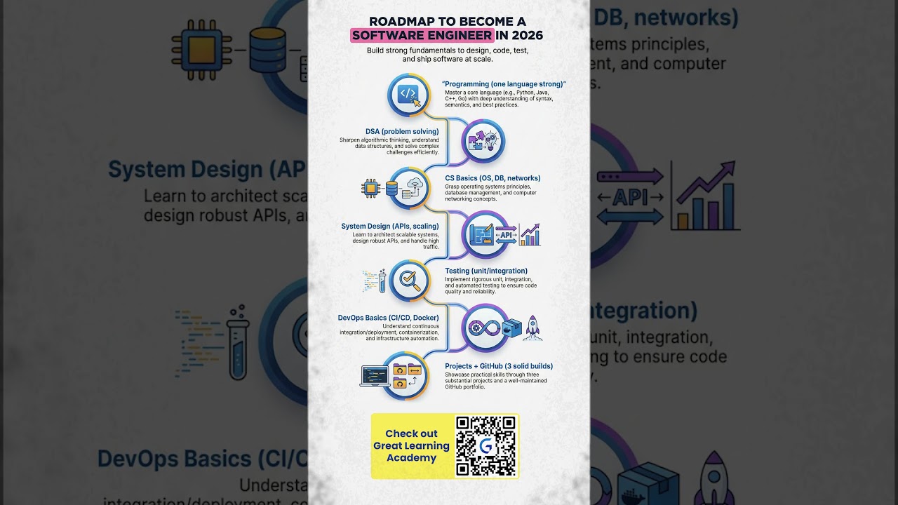 Roadmap to become a Software Engineer in 2026