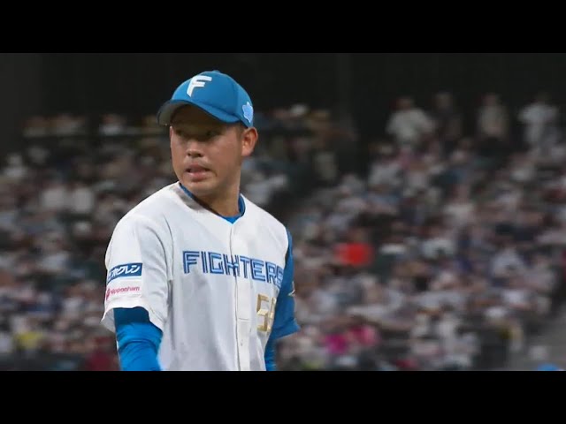 【6回表】ファイターズ・根本悠楓 6回7奪三振1失点の好投でマウンドを後続に託す!!  2023年9月28日 北海道日本ハムファイターズ 対 千葉ロッテマリーンズ