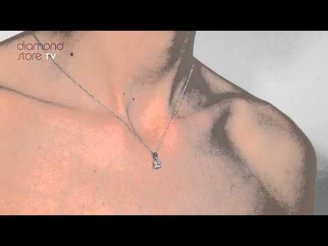 FR25-55XUY - Stunning Olivia 18K White Gold Diamond Pendant 0.33CT G/VS