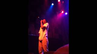 Vince Staples performing 45 and Oh you Scared.