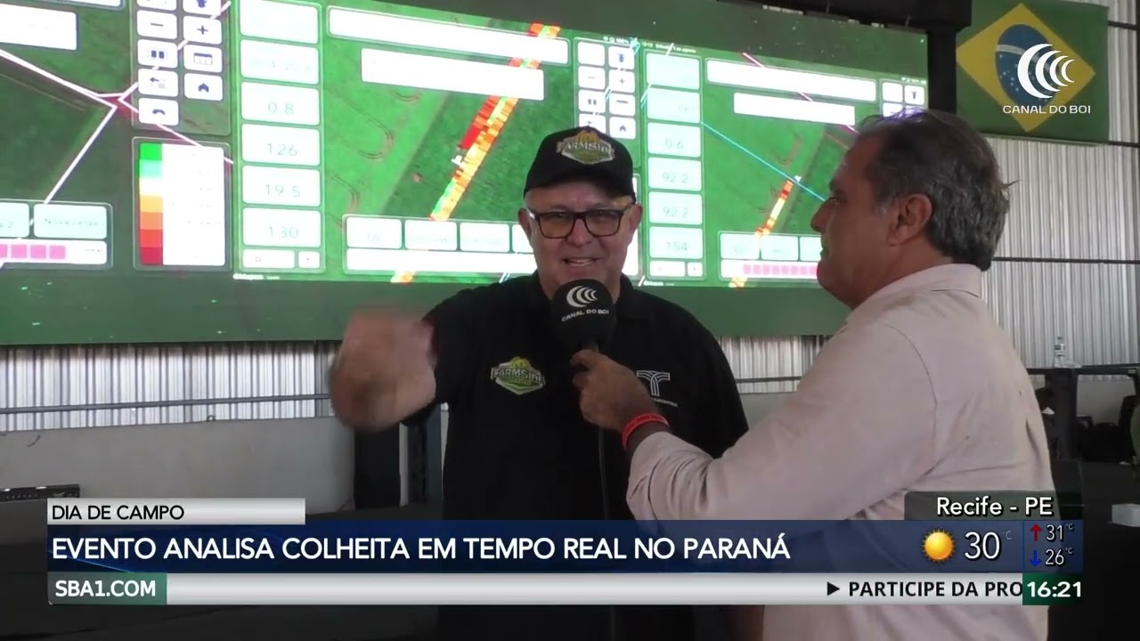 Evento analisa colheita de milho em tempo real no Paraná