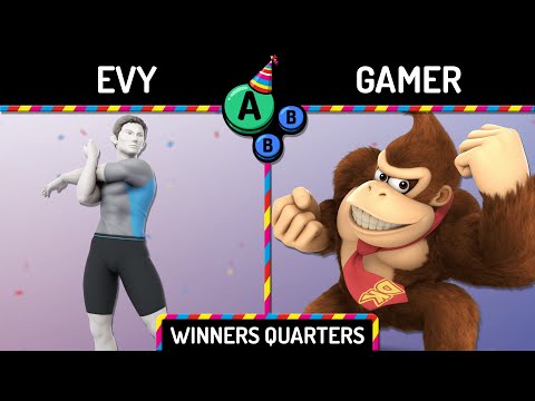 HABBY Birthday 2023 | Evy (Wii Fit) vs Gamer (Donkey Kong) | Winners Quarters | SSBU Ultimate