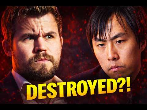 Magnus Carlsen DESTROYS Bu Xiangzhi | World Blitz, Doha 2025
