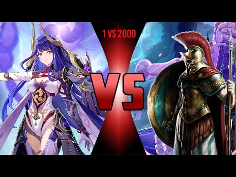 Raiden Shogun Vs 2000 Medieval Army ~ UEBS Ultimate Epic Battle Simulator ~ GenshinImpact