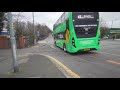 United Kingdom Manchester Bus 43 Ride From Wythenshawe To Sharston Road