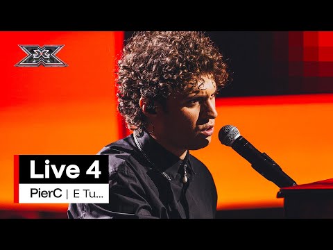 PierC sings "E tu..." by Claudio Baglioni | X Factor 2025 Live 4