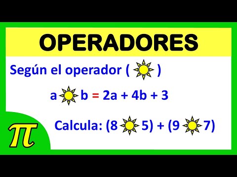 Operadores matemáticos | razonamiento matemático | ejercicio resuelto