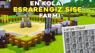 YAPIMI KOLAY ESRARENGİZ ŞİŞE FARMI ! Minecraft:Ominous Bottle Farm Nasıl Yapılır Minecraft Sistemler