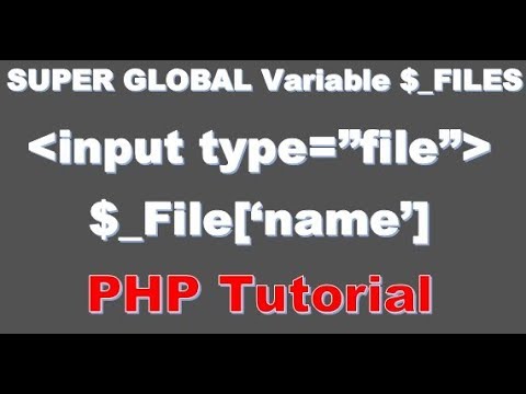 Beginner PHP Tutorial 54 SUPER GLOBAL VARIABLE FILES IN PHP Urdu Hindi