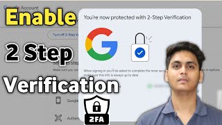 Download the video "How to enable 2 Step Verification in Google or Gmail Account | turn on two step verification google"