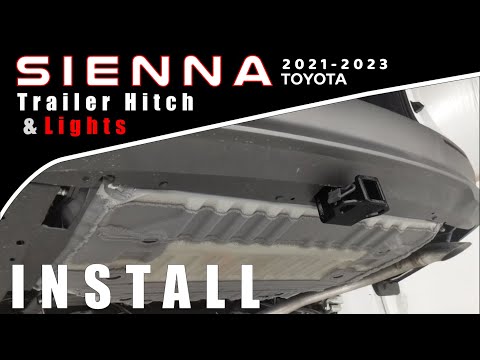2021-2023 Toyota Sienna: Trailer Receiver Hitch and Light Adapter Install