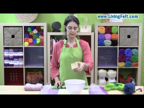 Free Wet Felting Tutorial For Children Fun Snakes.mpg